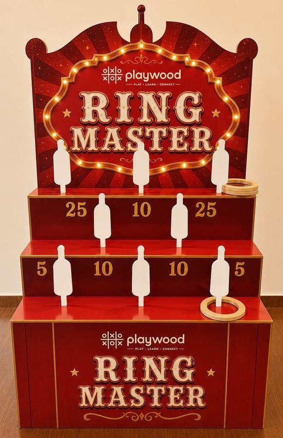Ring Master — Toss a colored ring and try to land it over a bottle — precision and luck make every throw exciting.