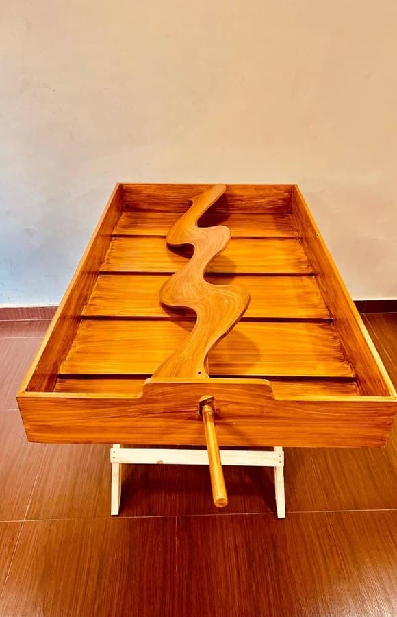 Triple Strike wooden game