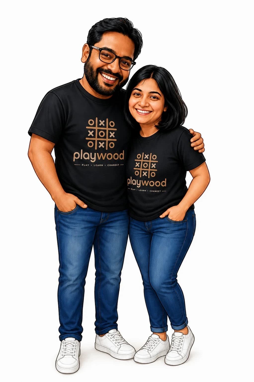 Aditya Deenadayal and Medini Reddy, Co-Founders of Playwood